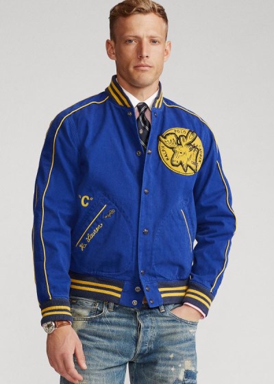 Men's Polo Ralph Lauren Sportsman Baseball Jackets | 531762WIK